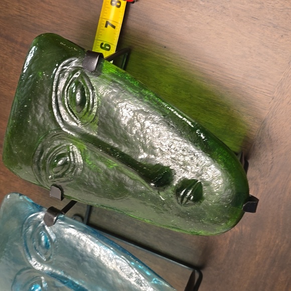 Glass Face Sculptures -candle Wall Sconces - Picture 8 of 8